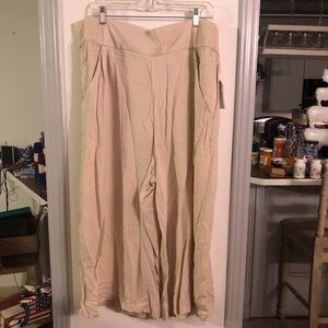 Rayon blend split skirt